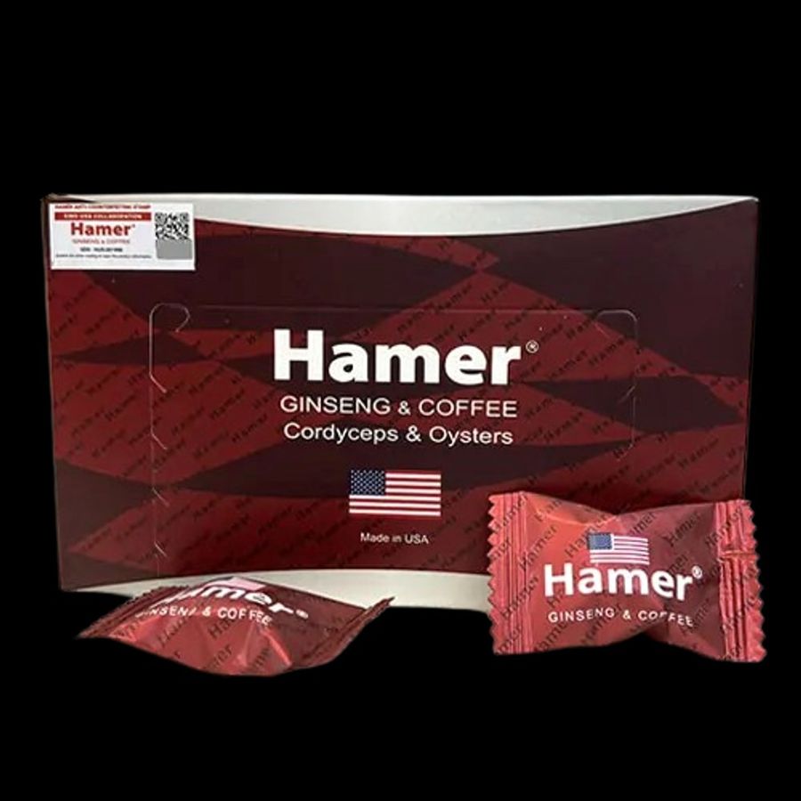 Sản Phẩm Chính Hãng Loại 1 - Viên Sâm Nhai Hamer Mỹ - 32 viên - hàng nhập khẩu, dùng theo hướng dẫn