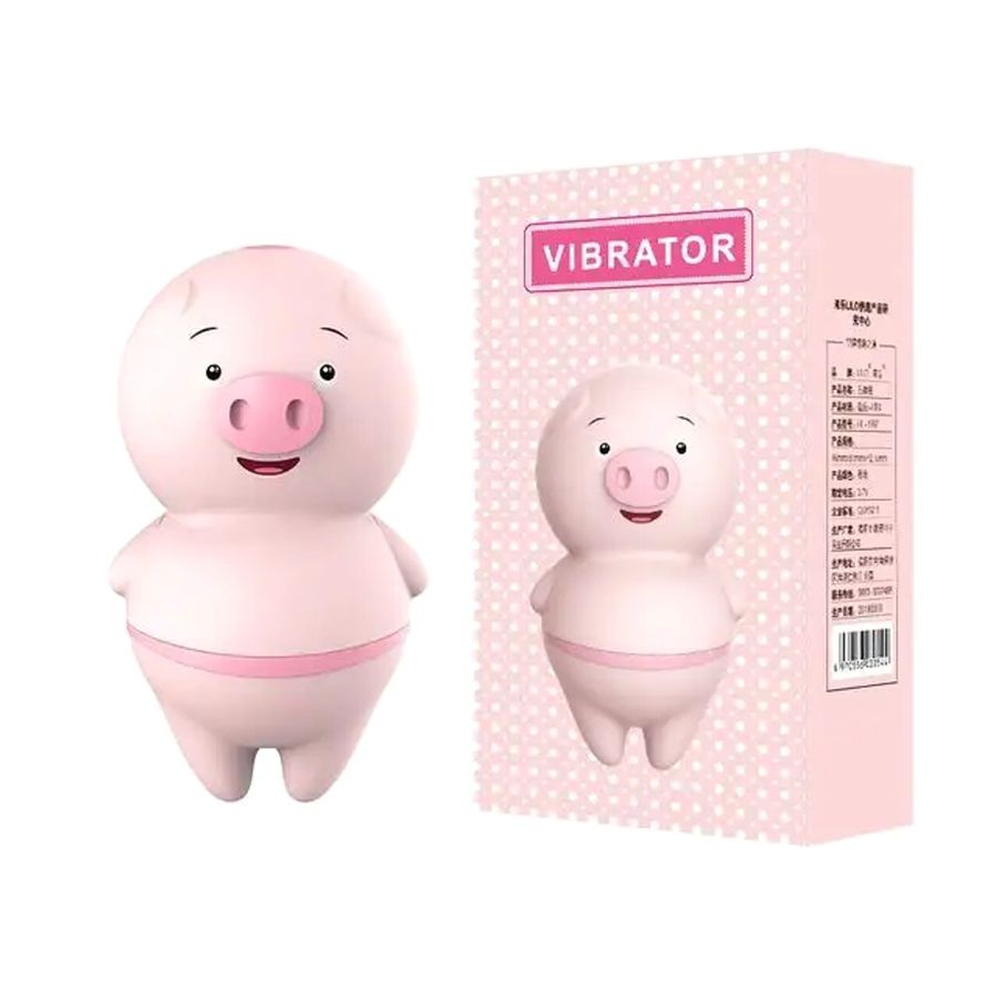 Hàng Nội Địa Cao Cấp - Lưỡi Rung Liếm Âm Đạo Ngụy Trang Hình Con Heo - nhiều chế độ, sạc pin tiện dụng