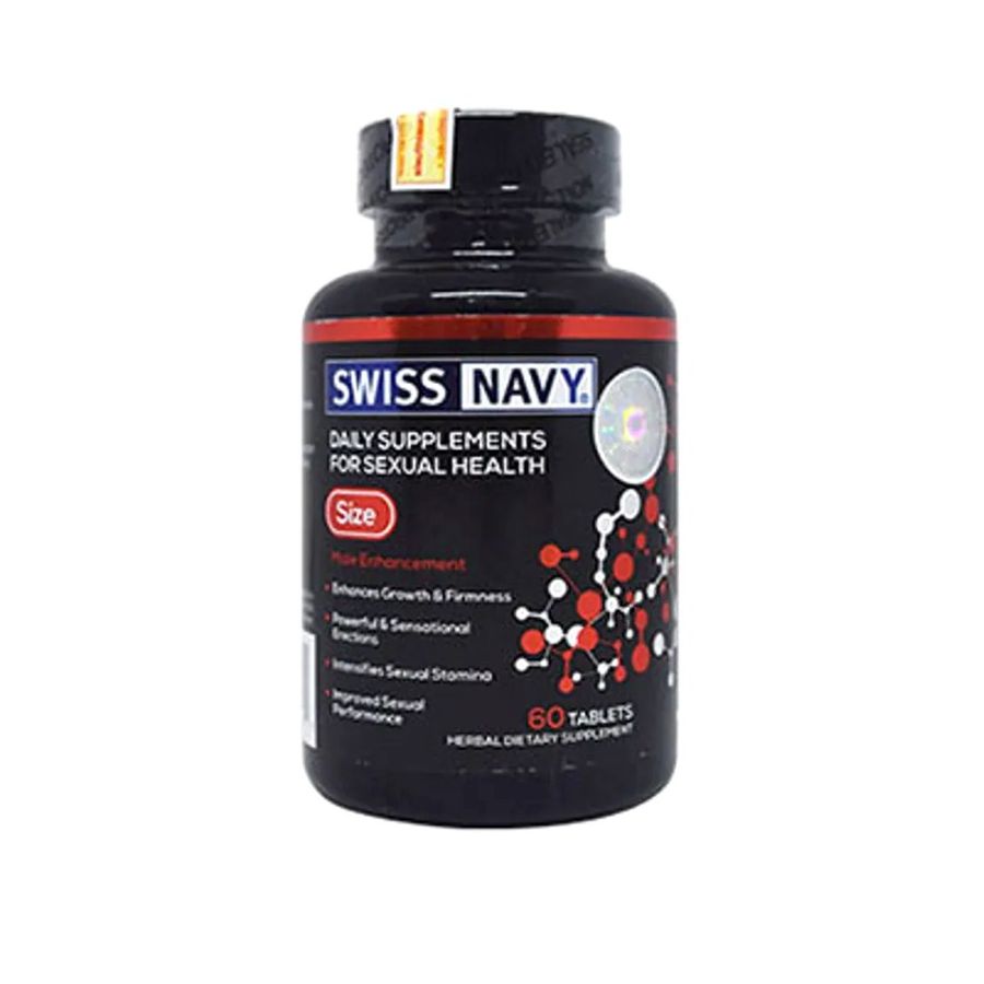 Bản Nhập Khẩu Cao Cấp - Viên Hỗ Trợ Swiss Navy Max Size USA hỗ trợ sinh lý nam - Lấy lại bản lĩnh, thăng hoa trọn vẹn - 