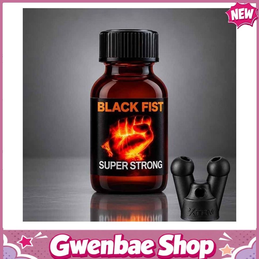Chai Hít Tăng Khoái Cảm Kích Thích Bao Phê BLACK FIST AMYL 25 ml - Gwenshop Chính Hãng