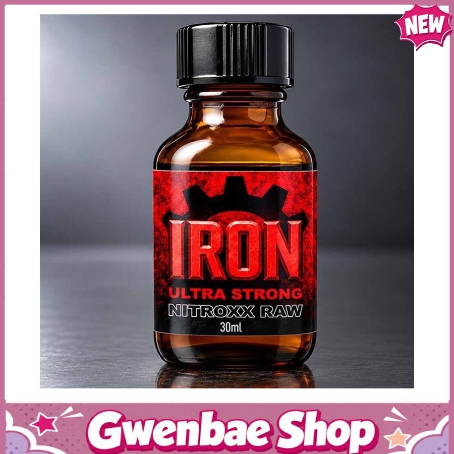 Chai Hít Tăng Khoái Cảm Kích Thích Bao Phê Iron Nitroxx Raw 30 ml - Gwenshop Chính Hãng
