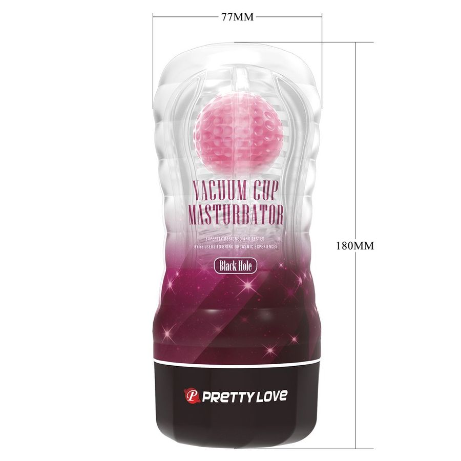 Hàng Nội Địa Cao Cấp - Cốc Massage Âm Đạo Giả Pretty Love Cầm Tay Size Du Lịch 77x180mm - chất liệu mềm mịn, an toàn cho