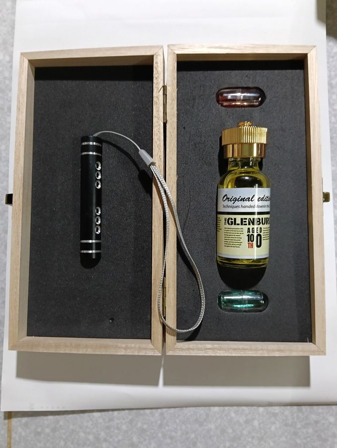 Hàng Nội Địa Cao Cấp - Dung Dịch Hít Thư Giãn 30ml Hộp Gỗ Cao Cấp, Thơm, Mạnh, Phê Lâu, Ko Lỡ mũi, Glenburg - hương dịu,