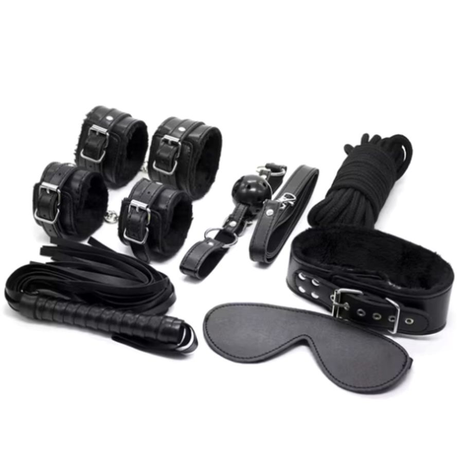 Sản Phẩm Chính Hãng Loại 1 - Bộ dụng cụ roi da hỗ trợ BDSM Yeain mẫu 2 BDSM Gear Set, giao hàng kín đáo