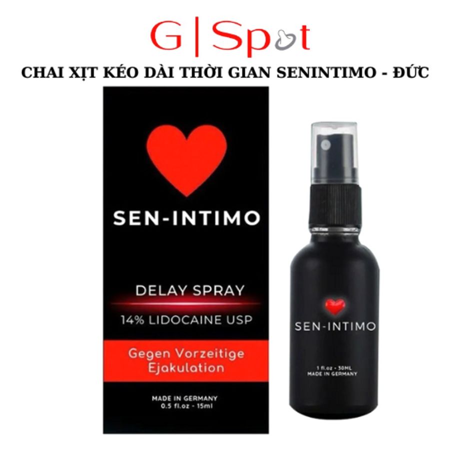 Dòng Cao Cấp Chính Hãng - Dung Dịch Xịt Kéo Dài Thời Gian Sen Intimo - 15ml - Đức - hàng có sẵn, giao nhanh toàn quốc