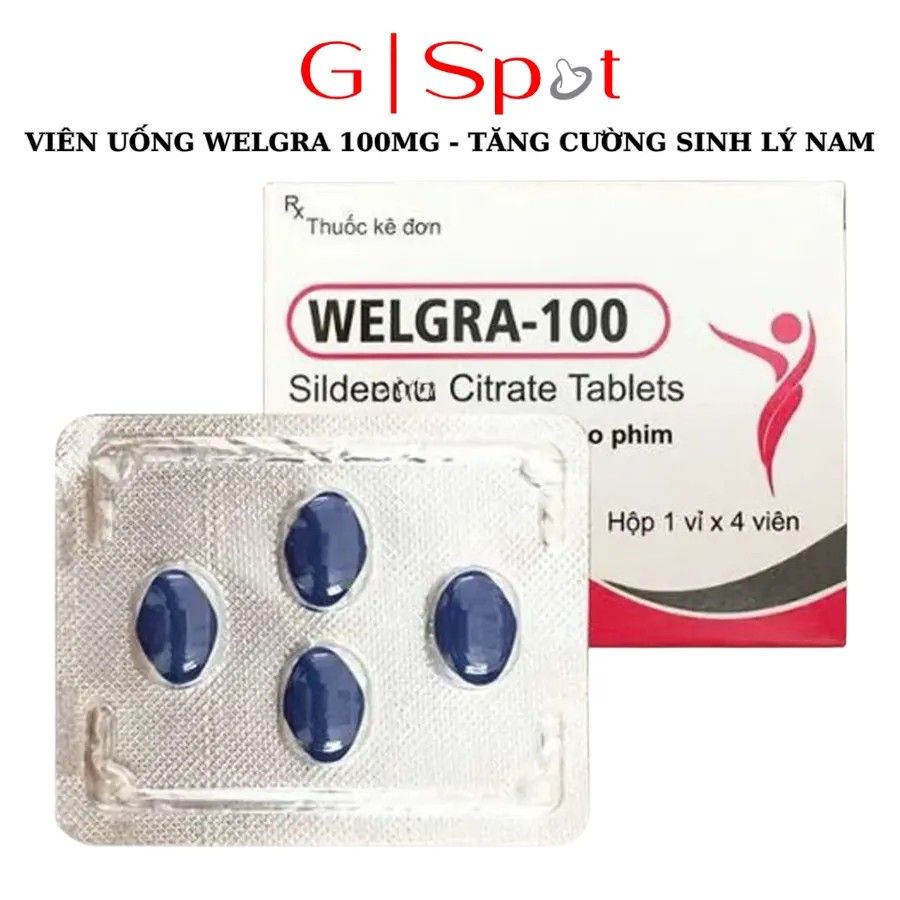 Viên Cường Dương Welgra 100 - Tăng Cường Sinh Lý Nam