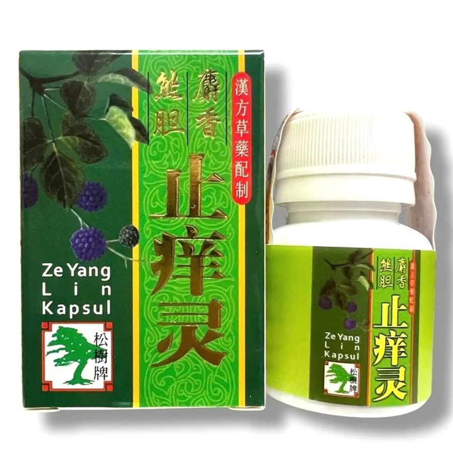 Bản Nhập Khẩu Cao Cấp - Viên Hỗ Trợ Chỉ Nhưỡng Linh Ze Yang Lin Kapsul 30 viên - Hỗ trợ mẩn ngứa, nổi mề đay, viêm da dị