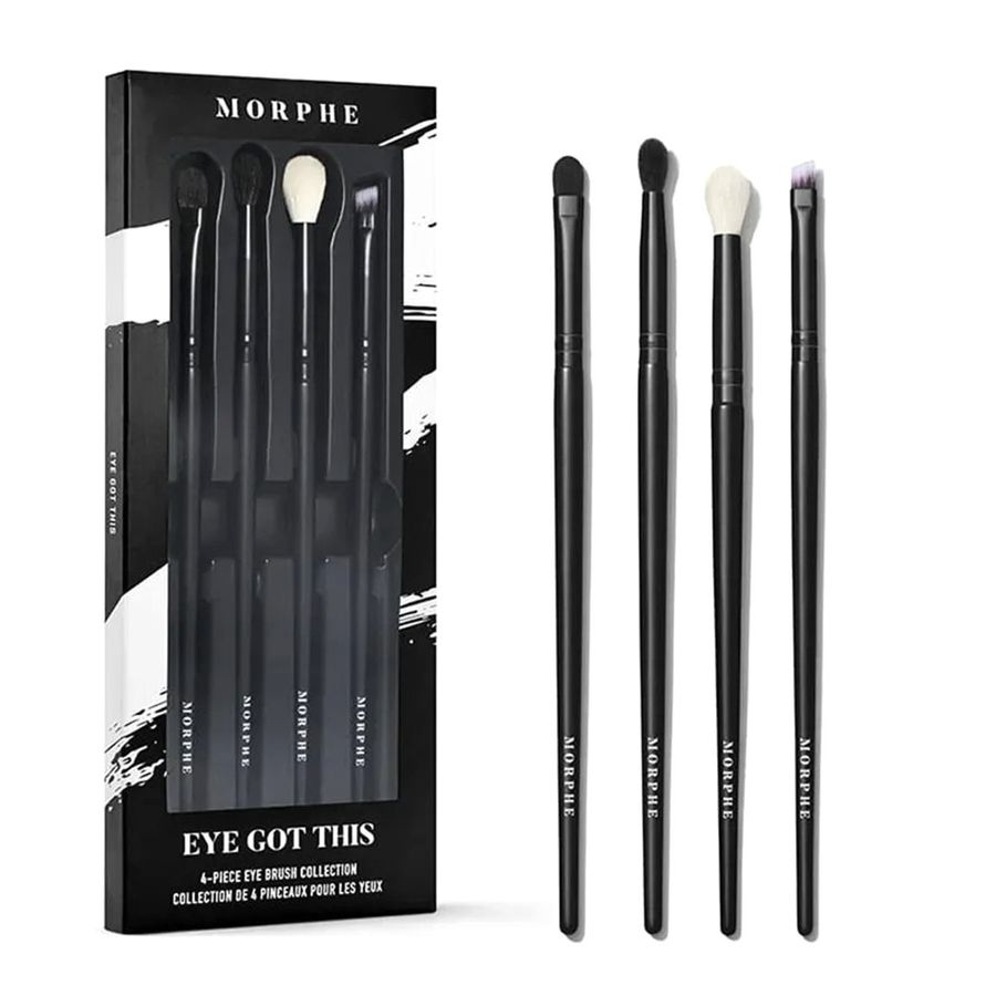 Hàng Nội Địa Cao Cấp - Bộ Cọ Trang Điểm Mắt Morphe Eye Got This - Set 4 Cây Chất Lượng Cao Cho Kẻ Mắt Hoàn Hảo, Dễ Sử Dụ