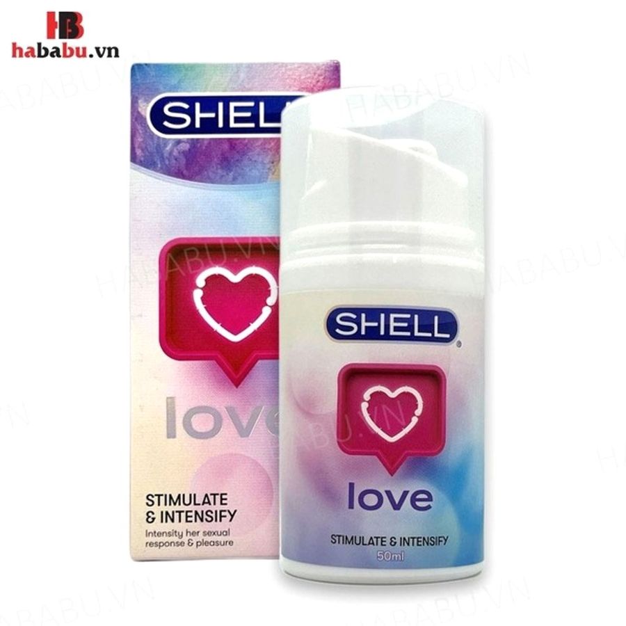 Dòng Cao Cấp Chính Hãng - Siêu phẩm Dung Dịch Bôi Trơn Shell Love tăng khoái cảm nữ 50ml - Trải nghiệm chân thực, đê mê 