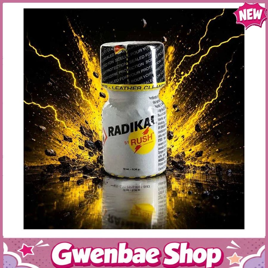 Chai Hít Tăng Khoái Cảm Kích Thích Bao Phê Radikal Rush Ultra Strong Amyl 10 ml - Gwenshop Chính Hãng