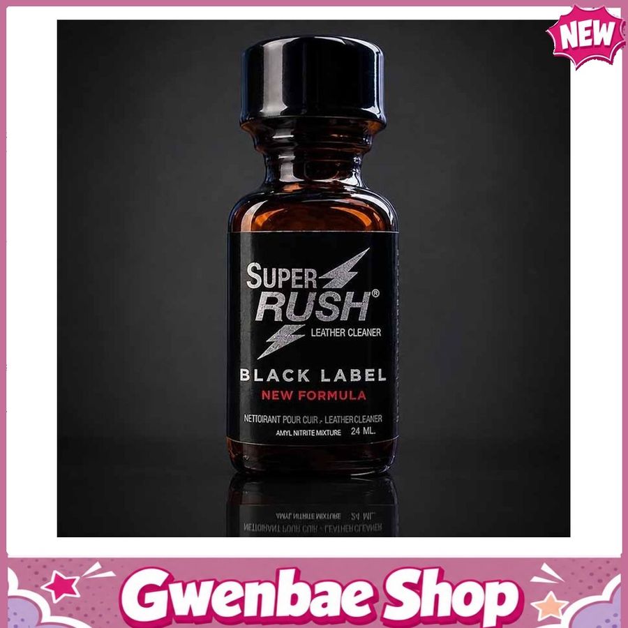 Chai Hít Tăng Khoái Cảm Kích Thích Bao Phê SUPER RUSH BLACK 24 ml - Gwenshop Chính Hãng