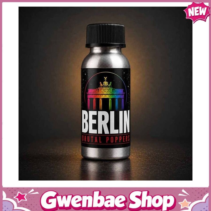 Chai Hít Tăng Khoái Cảm Kích Thích Bao Phê BERLIN BRUTAL ALU BOTTLE 25ml - Gwenshop Chính Hãng
