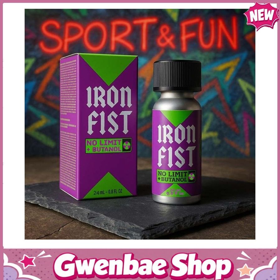 Chai Hít Tăng Khoái Cảm Kích Thích Bao Phê IRON FIST! Butanol No Limit 24 ml - Gwenshop Chính Hãng