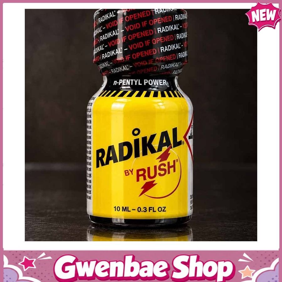 Chai Hít Tăng Khoái Cảm Kích Thích Bao Phê Radikal Rush Pentyl 10 ml - Gwenshop Chính Hãng