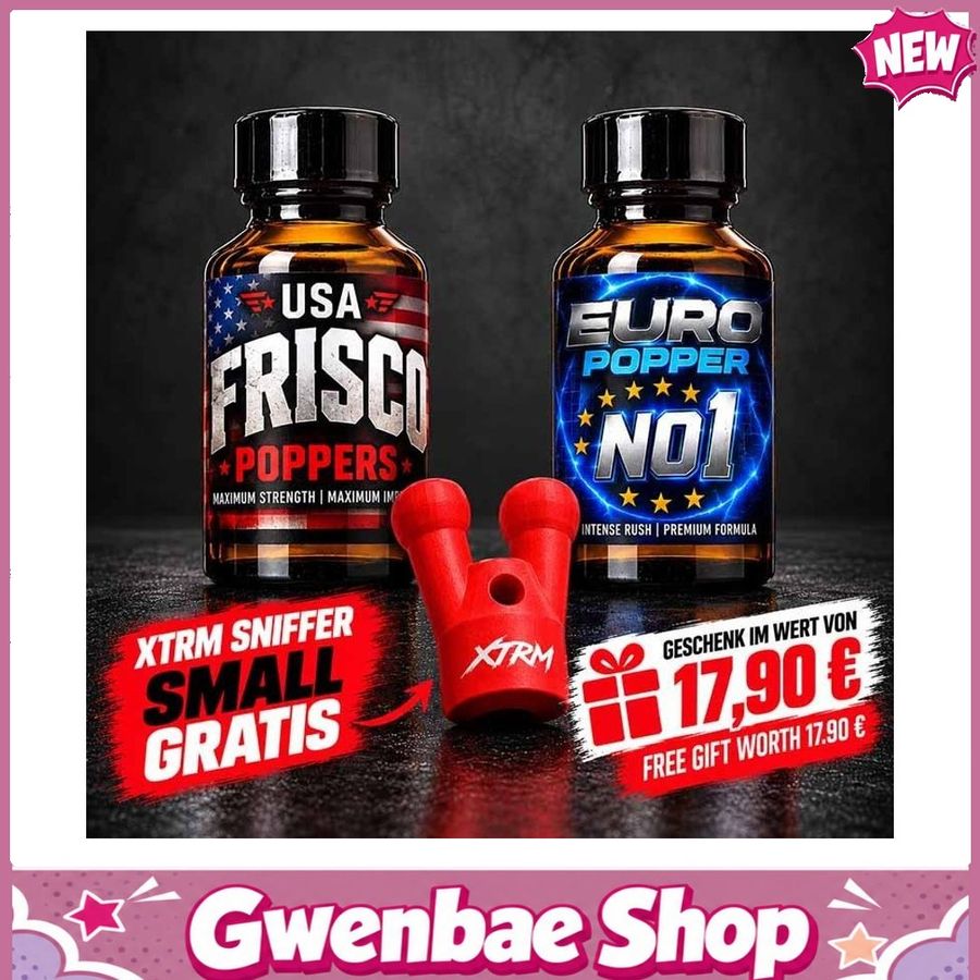 Chai Hít Tăng Khoái Cảm Kích Thích Bao Phê BATTLE USA FRISCO vs. EURO POPPER NO.1, 2x 10 ml - Gwenshop Chính Hãng