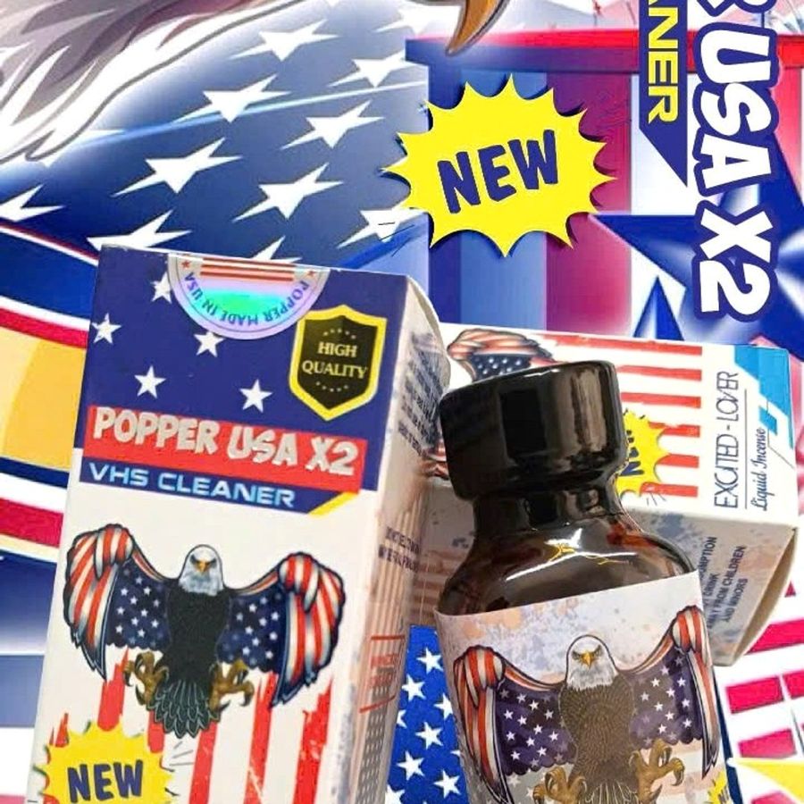 Hàng Nội Địa Cao Cấp - Dung Dịch Hít Thư Giãn 30ml USA, Hàng Cao Cấp, mẫu 2 POPPER USA - hương dịu, dùng cho cả nam và n