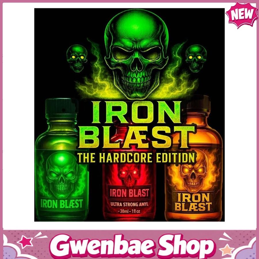 Chai Hít Tăng Khoái Cảm Kích Thích Bao Phê IRON BLÆST 3er Combi Set - Gwenshop Chính Hãng