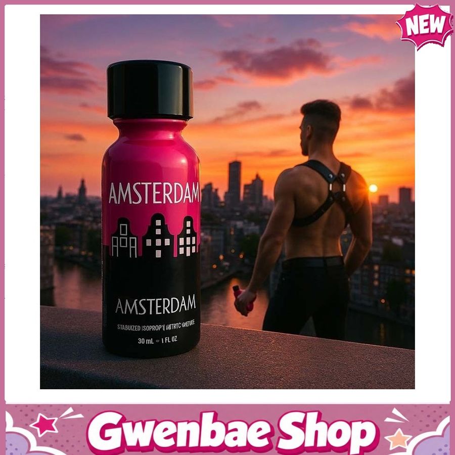 Chai Hít Tăng Khoái Cảm Kích Thích Bao Phê Amsterdam Pink 30 ml - Gwenshop Chính Hãng