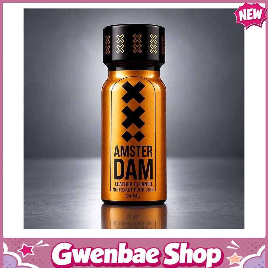 Chai Hít Tăng Khoái Cảm Kích Thích Bao Phê Amsterdam XXX Tall Gold 24ml - Gwenshop Chính Hãng
