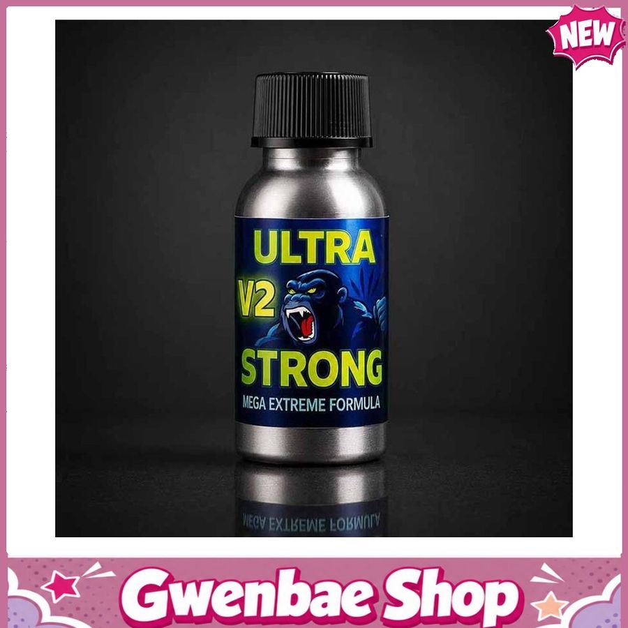 Chai Hít Tăng Khoái Cảm Kích Thích Bao Phê GORILLA V2 STRONG ALU BOTTLE 25 ML - Gwenshop Chính Hãng