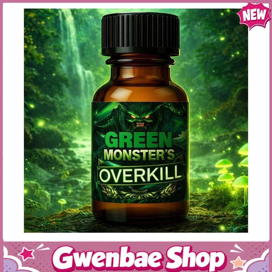 Chai Hít Tăng Khoái Cảm Kích Thích Bao Phê GREEN MONSTER 10 ml - Gwenshop Chính Hãng