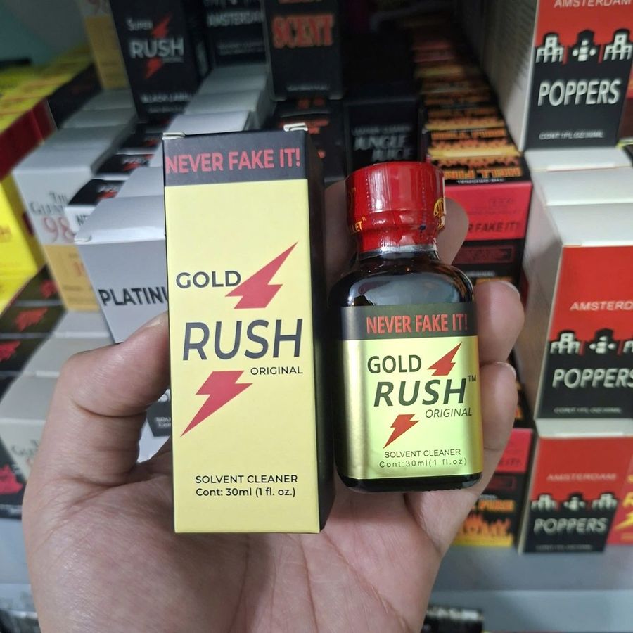 Bản Nhập Khẩu Cao Cấp - Dung Dịch Hít Thư Giãn 30ml USA Hàng , 3 mẫu 2 GOLD RUSH ORIGINAL - hương dịu, dùng cho cả nam v