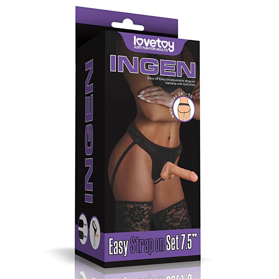 Hàng Nội Địa Cao Cấp - Đai Đeo Dương Vật Lovetoy Ingen Set 7.5
