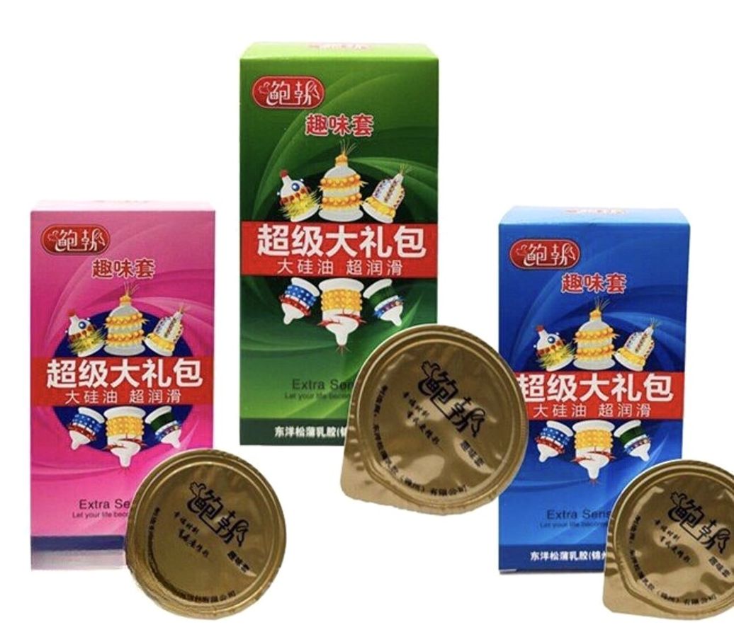 Hàng Nội Địa Cao Cấp - Bao Su Cao Cấp Siêu Gai To Runbo Hộp 6 Chiếc mẫu 2 10ml - ôm sát cảm giác thật, giao hàng kín đáo