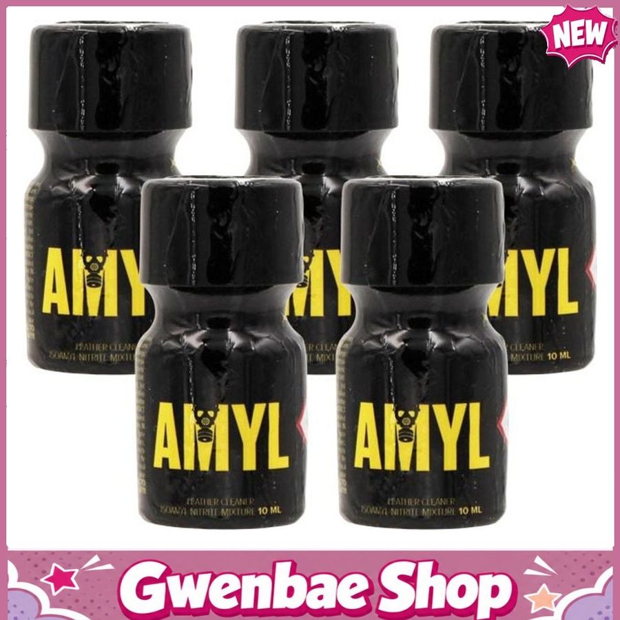Chai Hít Cực Mạnh Lên Đỉnh Nhanh Amyl Leather Cleaner Poppers - 24ml - 5 Pack - Gwenshop Chính Hãng