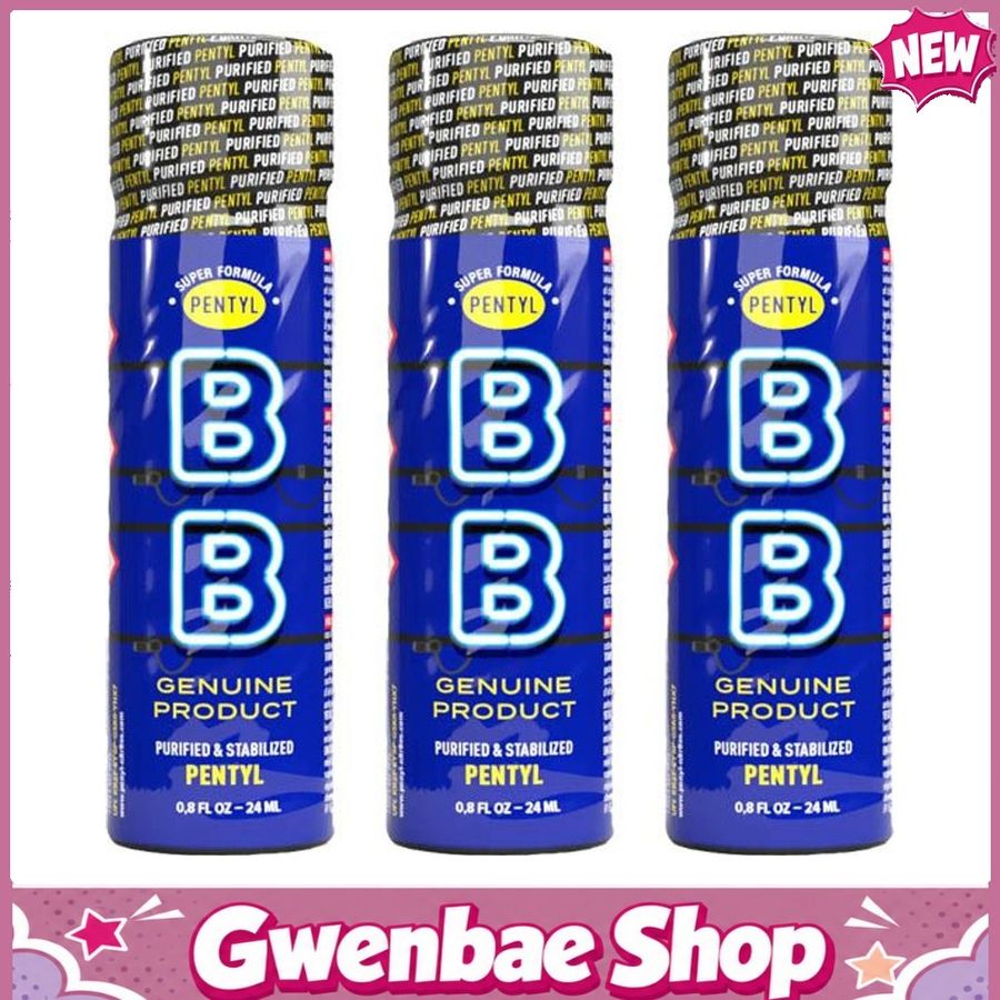 Chai Hít Tăng Khoái Cảm Kích Thích Bao Phê BB Tall Pentyl Poppers - 24ml - 3 Pack - Gwenshop Chính Hãng