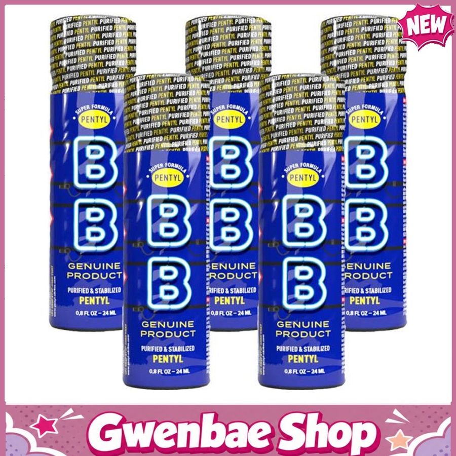 Chai Hít Tăng Khoái Cảm Kích Thích Bao Phê BB Tall Pentyl Poppers - 24ml - 5 Pack - Gwenshop Chính Hãng