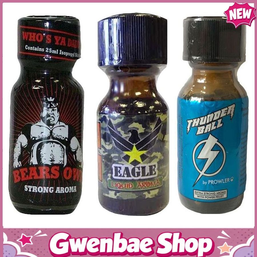 Chai Hít Tăng Khoái Cảm Kích Thích Bao Phê Bears-Eagle-Thunderball 25ml Multi - Gwenshop Chính Hãng