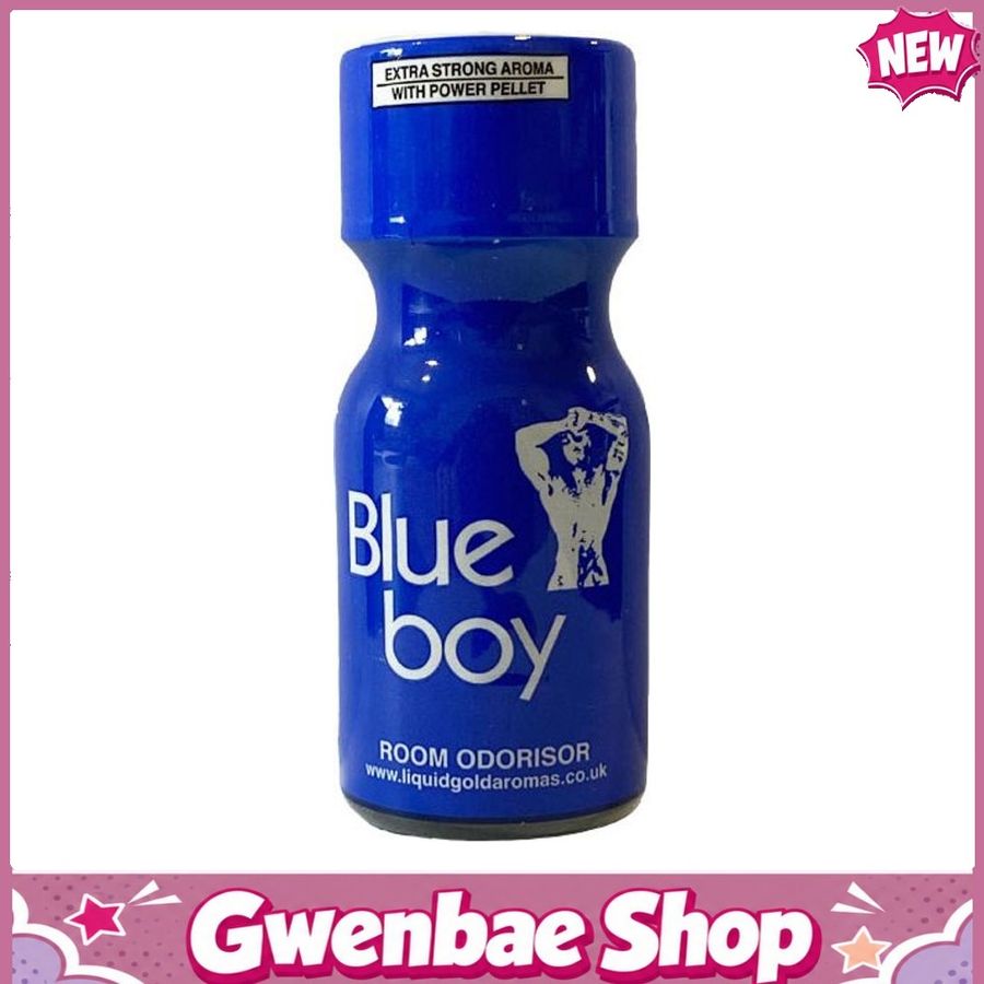 Chai Hít Tăng Khoái Cảm Kích Thích Bao Phê Blue Boy Extra Strong Aroma with Power Pellet - 15ml - Gwenshop Chính Hãng