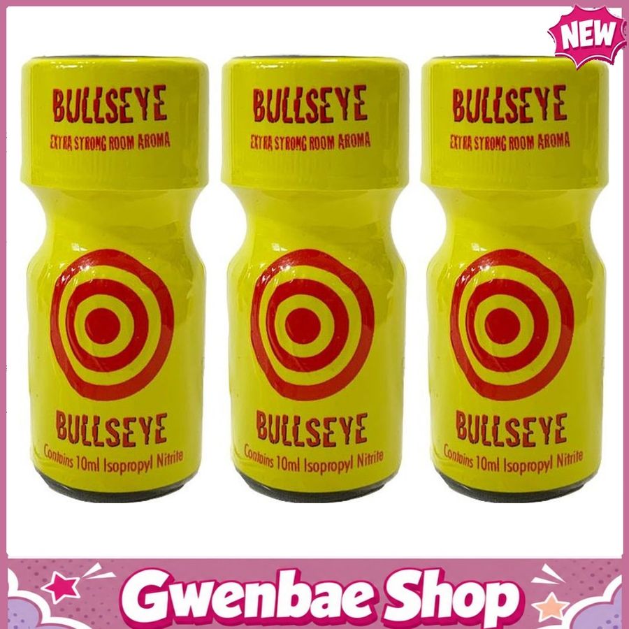 Chai Hít Tăng Khoái Cảm Kích Thích Bao Phê Bullseye - Extra Strong Aroma - 10ml - 3 Pack - Gwenshop Chính Hãng