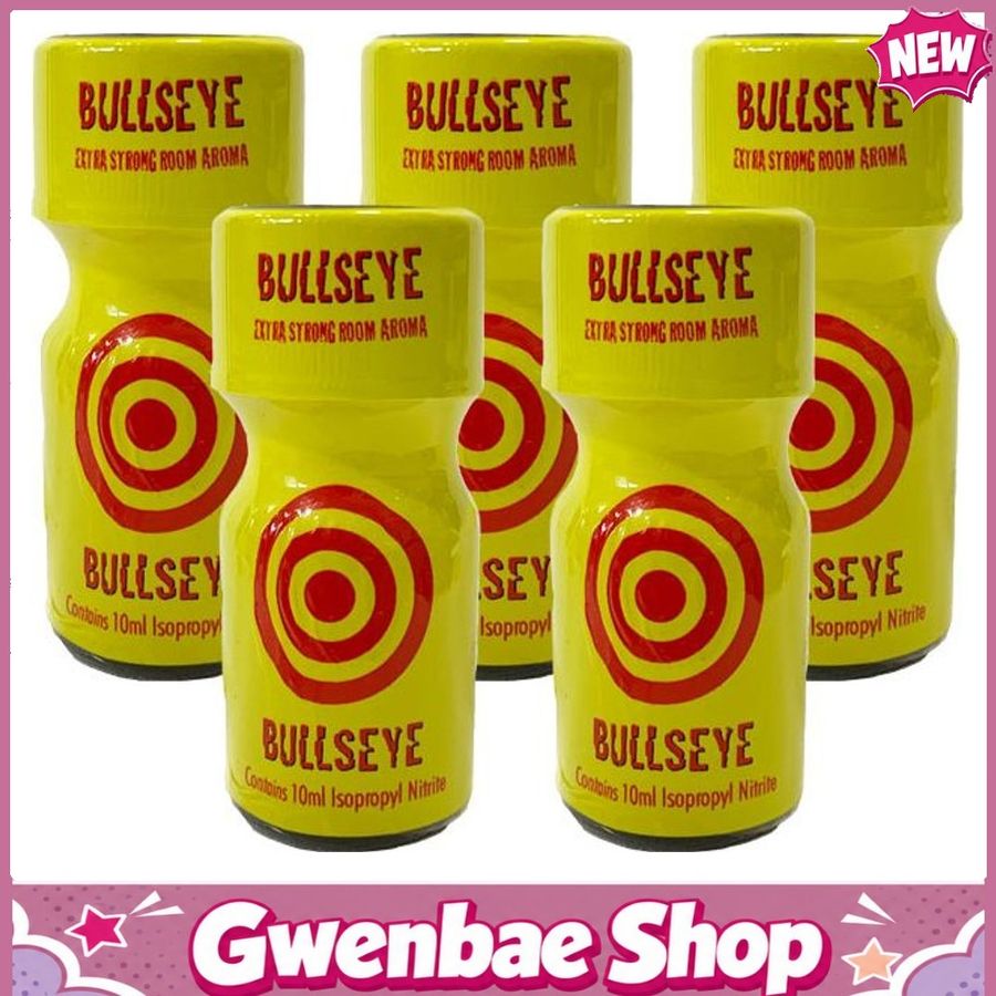 Chai Hít Tăng Khoái Cảm Kích Thích Bao Phê Bullseye - Extra Strong Aroma - 10ml - 5 Pack - Gwenshop Chính Hãng