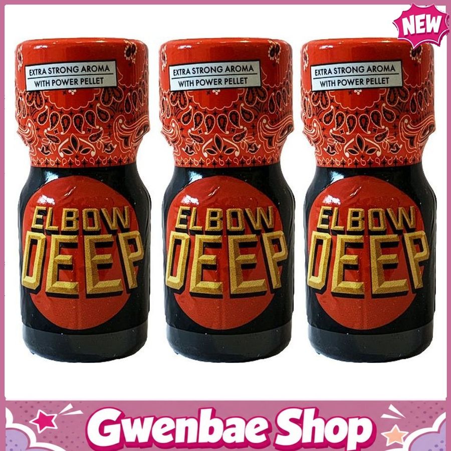 Chai Hít Tăng Khoái Cảm Kích Thích Bao Phê Elbow Deep - Extra Strong Aroma - 10ml - 3 Pack - Gwenshop Chính Hãng