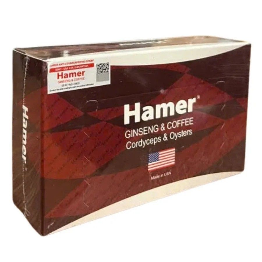 ( Che Tên ) Kẹo Sâm Hamer USA, Cờ Mỹ Nhập Chính Hãng, 1 Hộp 32 viên
