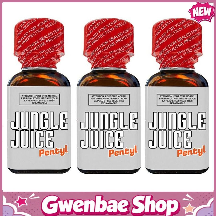 Chai Hít Tăng Khoái Cảm Kích Thích Bao Phê Jungle Juice Pentyl Platinum Leather Cleaner Poppers - 25ml - 3 Pack - Gwenshop Chính Hãng