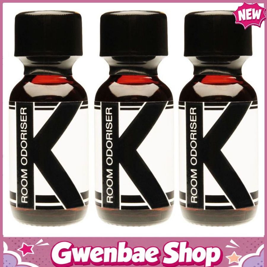 Chai Hít Tăng Khoái Cảm Kích Thích Bao Phê K Strong Aroma - 25ml - 3 Pack - Gwenshop Chính Hãng