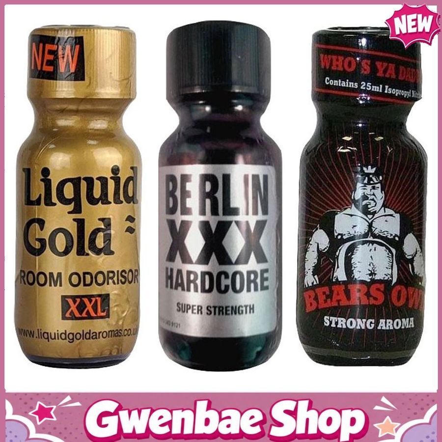 Chai Hít Cực Mạnh Lên Đỉnh Nhanh Liquid Gold XXL 25ml-Berlin XXX 25ml-Pig Yellow 25ml Multi - Gwenshop Chính Hãng