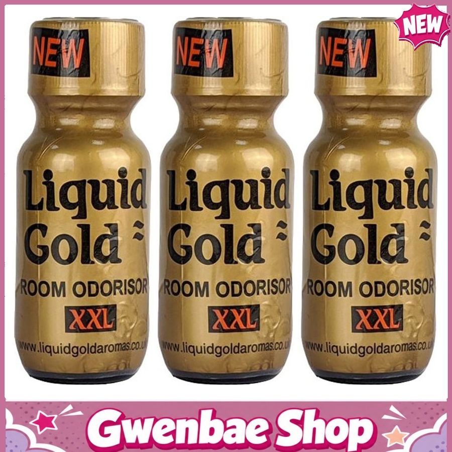 Chai Hít Tăng Khoái Cảm Kích Thích Bao Phê Liquid Gold XXL Aroma - 25ml - 3 Pack - Gwenshop Chính Hãng
