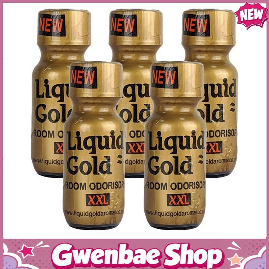 Chai Hít Tăng Khoái Cảm Kích Thích Bao Phê Liquid Gold XXL Aroma - 25ml - 5 Pack - Gwenshop Chính Hãng