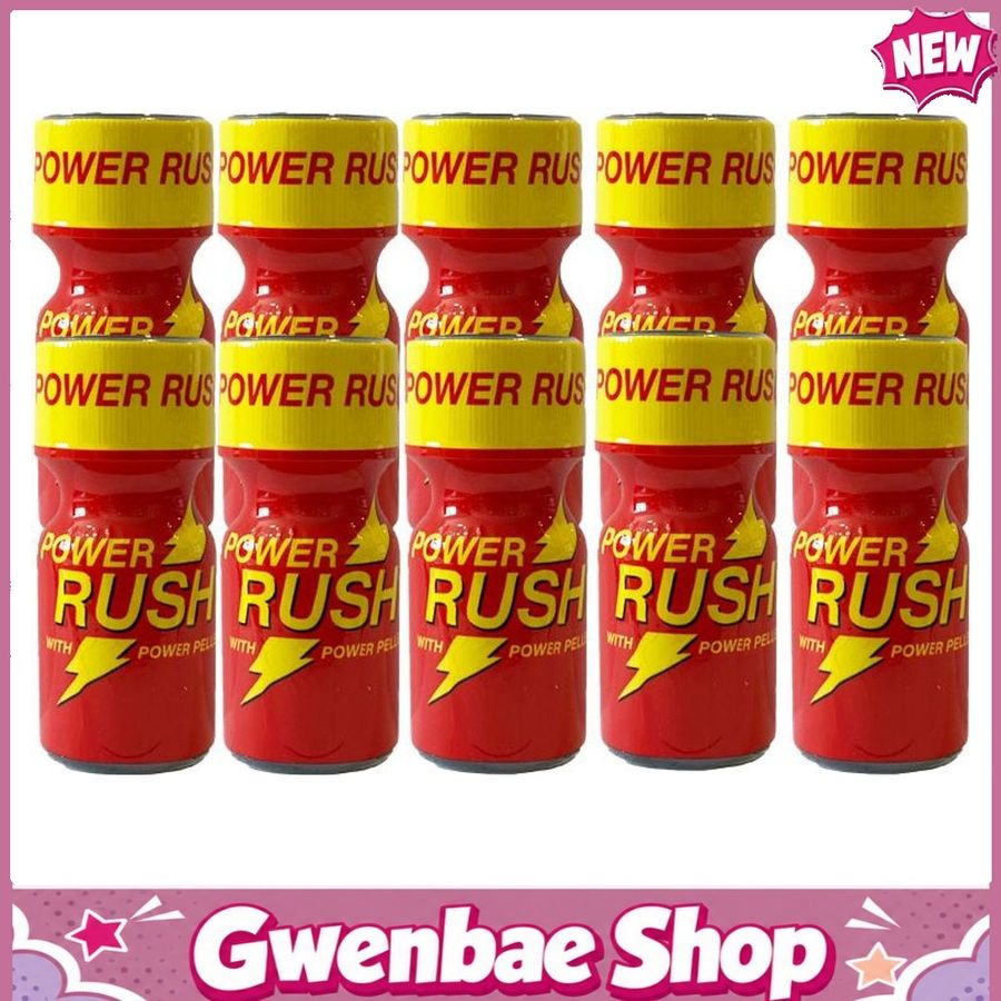 Chai Hít Tăng Khoái Cảm Kích Thích Bao Phê Power Rush with Power Pellet Aroma - 10ml - 10 Pack - Gwenshop Chính Hãng