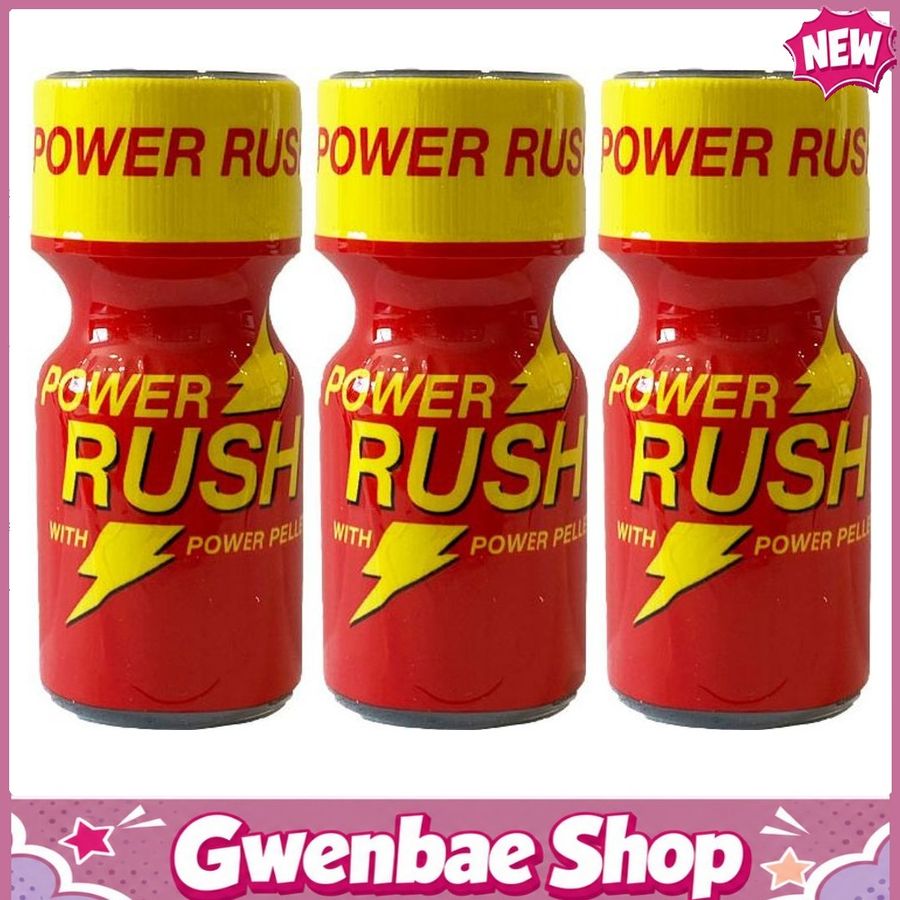Chai Hít Tăng Khoái Cảm Kích Thích Bao Phê Power Rush with Power Pellet Aroma - 10ml - 3 Pack - Gwenshop Chính Hãng