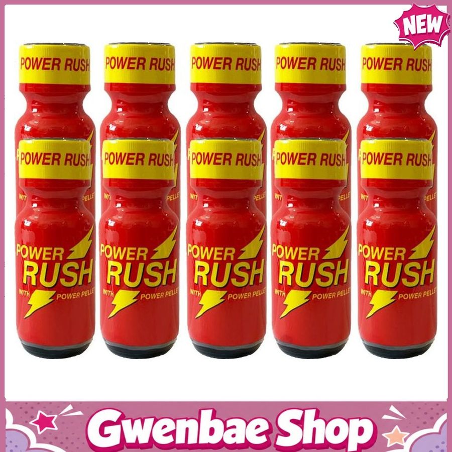 Chai Hít Tăng Khoái Cảm Kích Thích Bao Phê Power Rush with Power Pellet Aroma - 25ml - 10 Pack - Gwenshop Chính Hãng