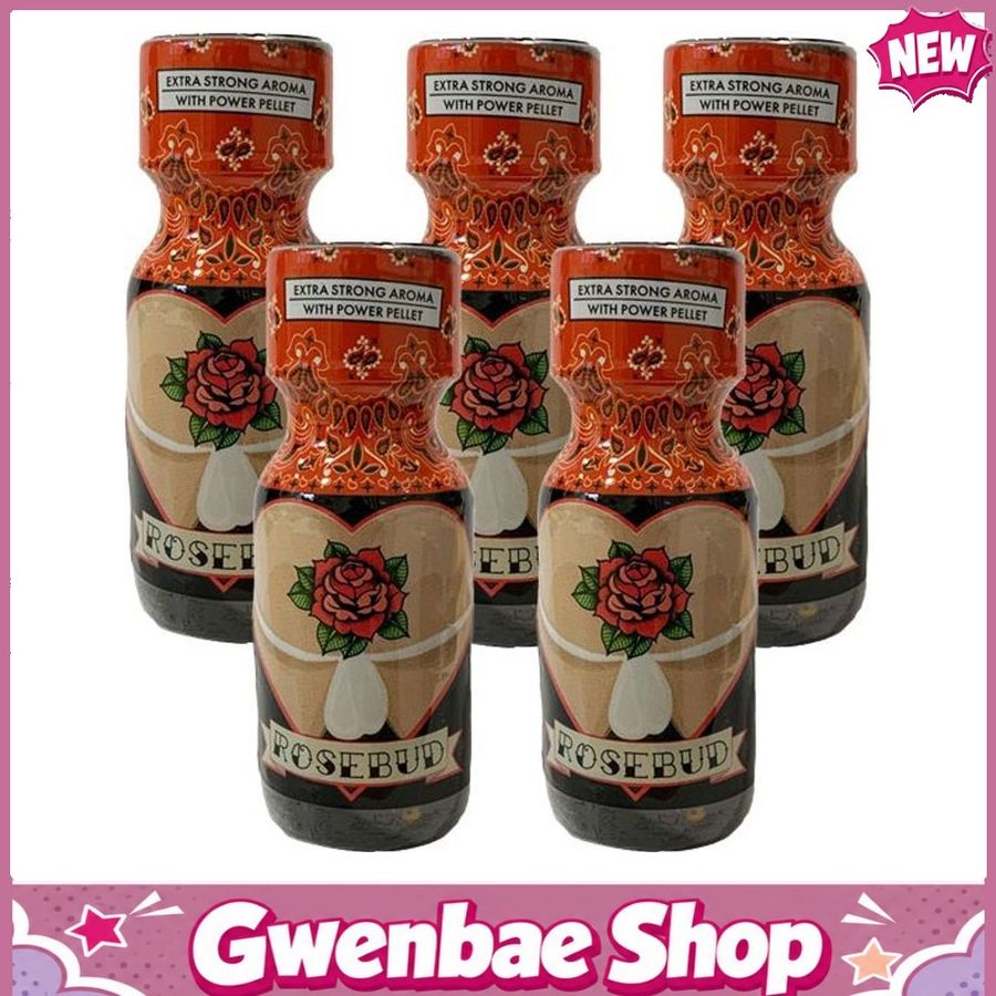Chai Hít Tăng Khoái Cảm Kích Thích Bao Phê Rosebud Room Aroma - 25ml - Extra Strong - 5 Pack - Gwenshop Chính Hãng