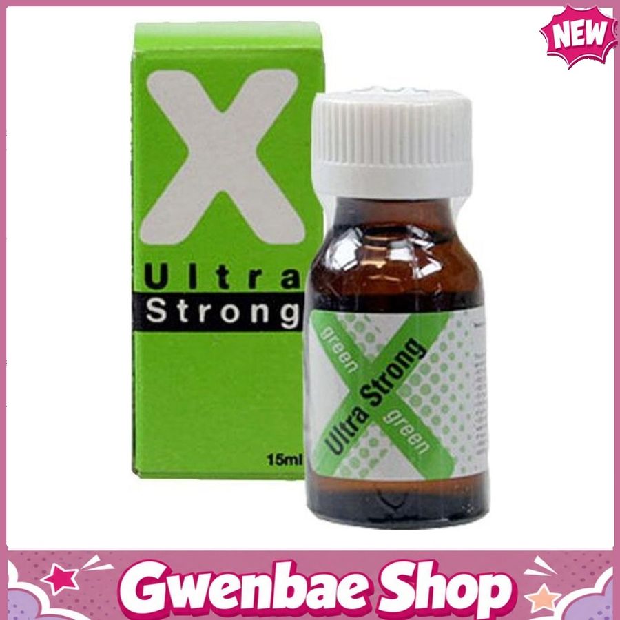 Chai Hít Tăng Khoái Cảm Kích Thích Bao Phê Ultra Strong Aroma - 15ml Super Strength - Gwenshop Chính Hãng