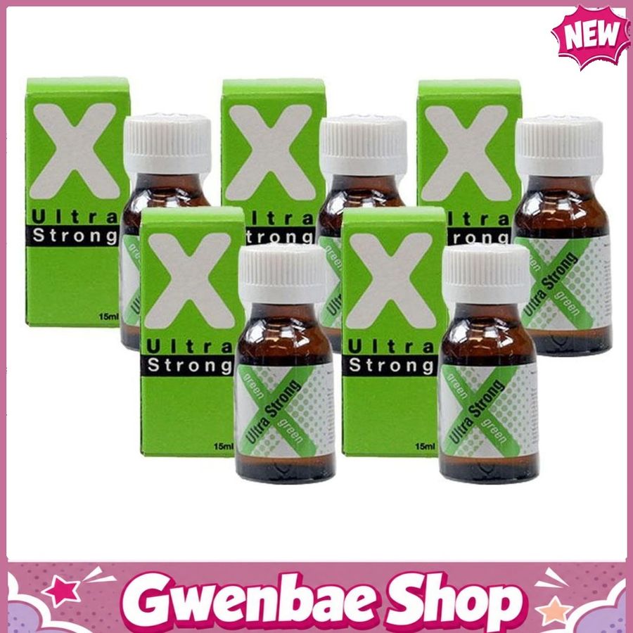 Chai Hít Tăng Khoái Cảm Kích Thích Bao Phê Ultra Strong Aroma - 15ml Super Strength - 5 Pack - Gwenshop Chính Hãng