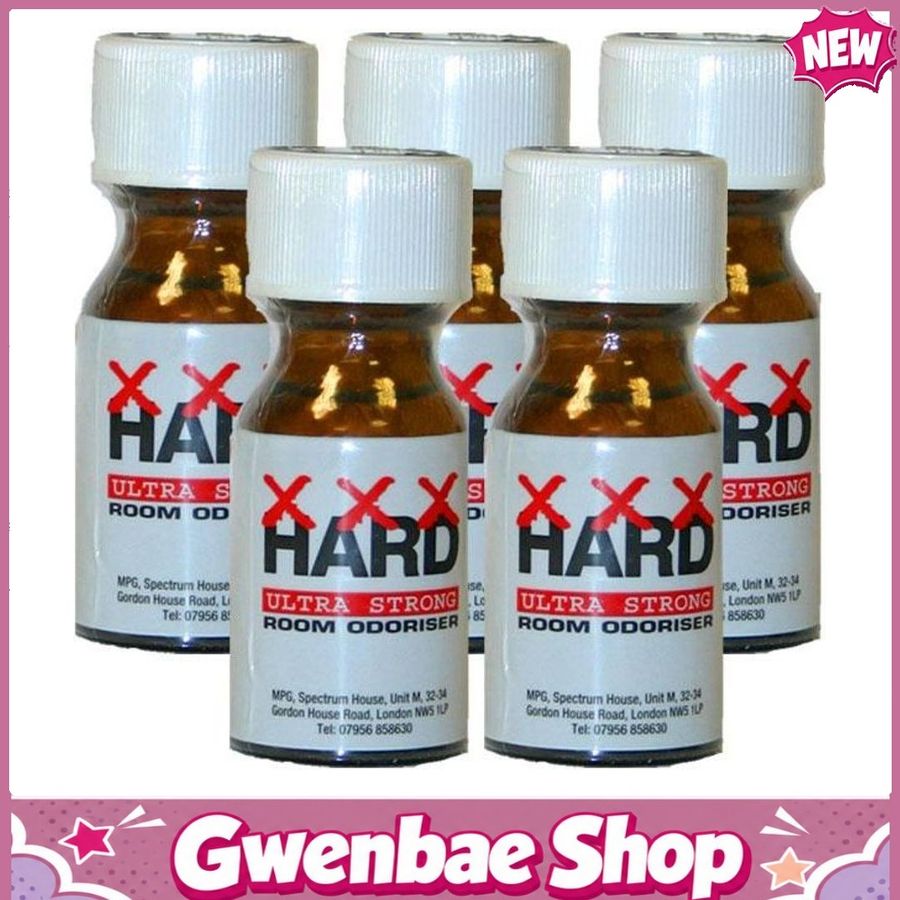 Chai Hít Tăng Khoái Cảm Kích Thích Bao Phê XXX Hard Aroma - 15ml Super Strength - 5 Pack - Gwenshop Chính Hãng