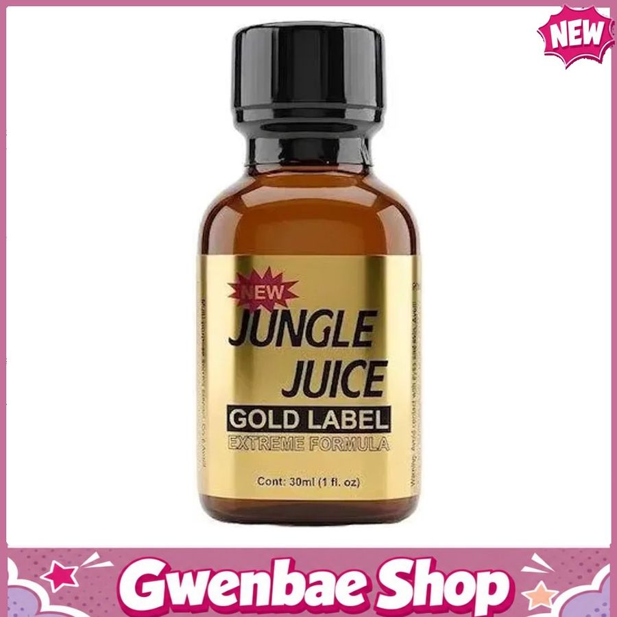 Chai Hít Tăng Khoái Cảm Kích Thích Bao Phê Popper DS USA Jungle Juice Gold Label - Chai 30ml - Gwenshop Chính Hãng